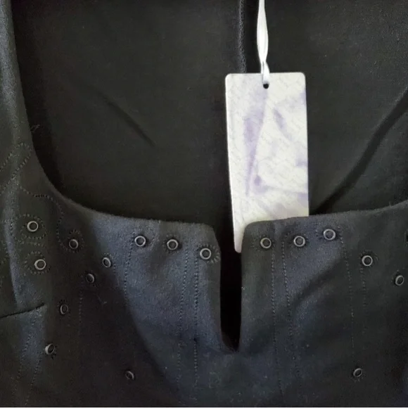 NWT LUCY PARIS ART DECO EMBROIDERED & RIVET DETAIL MINI DRESS L - Picture 5 of 10